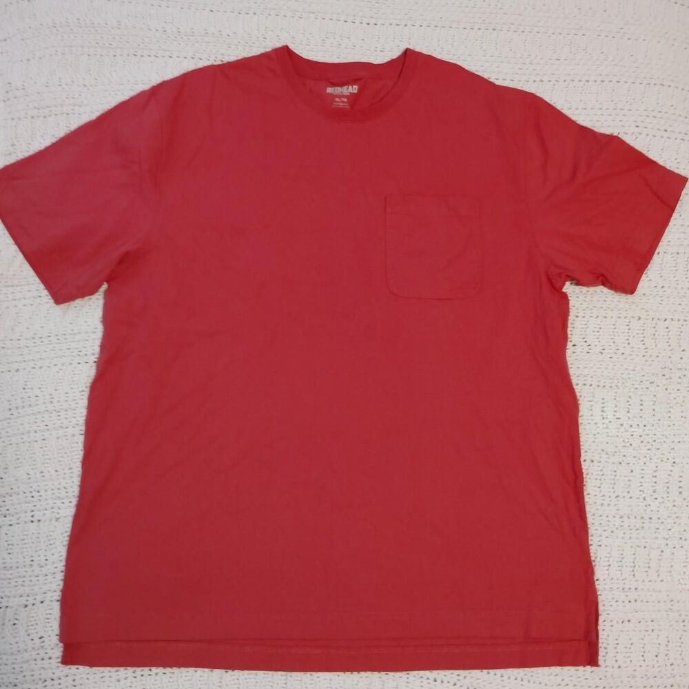 Redhead-clothing Men's Red T-shirt